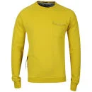 Weekend Offender Men's Crips Crew Neck Sweatshirt - Sulphur - S - Sulphur Afbeelding 1