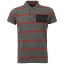 Tokyo Laundry Men's Gordon Polo Top - Grey - S - Grijs Afbeelding 1