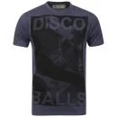 D-Struct Men's Orell T-Shirt - Denim Marl - S - Blauw Afbeelding 1