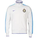 Nike Men's Inter Milan N98 Track Top - White/Blue - M - White/Blue Afbeelding 1