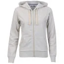 Brave Soul Women's Adrian Zip Through Hoody - Oatmeal Marl - S - Oatmeal Marl Afbeelding 1