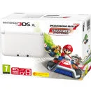 Nintendo 3DS XL Console Limited Edition Ice White: Includes - Mario Kart 7 Pre-Installed Afbeelding 1