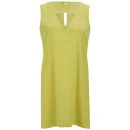LOVE Women's Cut Out Shift Dress - Chartreuse - XS - Geel Afbeelding 1