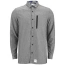 Boxfresh Men's Corriss Shirt - Grey Marl - S - Grijs Afbeelding 1