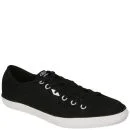 Umbro Men's Milton Canvas Trainer - Black - 6 - Zwart Afbeelding 1