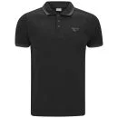 Gola Men's Archer Pique Polo Shirt - Black/Grey - S - Zwart/Grijs Afbeelding 1