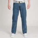Galvanise Men's Ryan Belted Jean - Stone Wash - 30R - Stone Wash Afbeelding 1