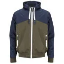 55 Soul Men's Angelo Jacket - Racing Green/Navy - S - Racing Green/Navy Afbeelding 1