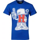 Beck & Hersey Men's Sneaker H T-Shirt - Hersey Blue - S - Hersey Blue Afbeelding 1