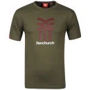 Fenchurch Men's Jersey Icon T-Shirt - Olive Green/Wine/White - S Afbeelding 1