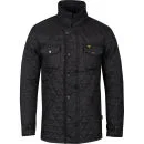 Le Breve Men's Mario Quilted Jacket - Grey - S - Grijs Afbeelding 1