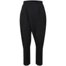 LOVE Women's Harem Drape Trousers - Black - S - Zwart Afbeelding 1