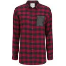 ONLY Women's Joy Tartan Shirt - Red - XS/UK 4 - Rood Afbeelding 1