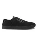 Beck & Hersey Men's Sargas Diamond Quilt OX Trainers - Black/Black - UK 7 - Zwart Afbeelding 1