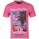 Tokyo Laundry Men's World Tour T-Shirt - Hot Pink - S - Hot Pink Afbeelding 1