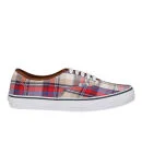 Vans Authentic Plaid Trainer - Red/Blue - 3 - Red/Blue Afbeelding 1