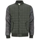 Brave Soul Men's Cleveland Jacket - Khaki/Navy Camo - S - Khaki/Navy Camo Afbeelding 1