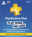 PlayStation Plus Card 90 Day Subscription Afbeelding 1