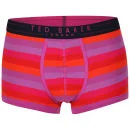Ted Baker Saffron Block Stripe Moulded Front Boxer - Fuchsia - 2/S - Fuchsia Afbeelding 1