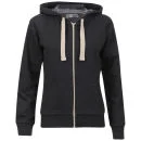 Brave Soul Women's Adrian Hooded Zip Through - Charcoal Marl - S - Charcoal Marl Afbeelding 1