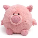 Pillowhead Chubbies Cushion - Large Pig Afbeelding 1