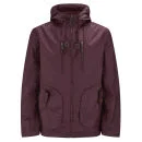 Brave Soul Men's Sweden Jacket - Burgundy - S - Burgundy Afbeelding 1