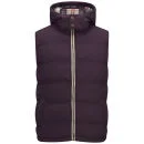 Soul Star Men's Solly Gilet - Burgundy - S - Burgundy Afbeelding 1