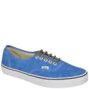 Vans Authentic Washed Demin Trainers - Skydiver / True White - 3 - (Washed) skydiver/true white Afbeelding 1