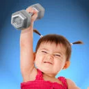 Buff Baby Dumbbell Rattle Afbeelding 1