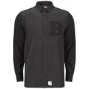 Boxfresh Men's Cosham Shirt - Dark Grey - S - Grijs Afbeelding 1