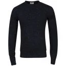 Boxfresh Men's Gefen Knit - Navy Fleck - S - Navy Fleck Afbeelding 1