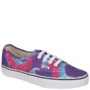 Vans Authentic Tie Dye Canvas Trainer - Pink/Purple - 3 - Pink/Purple Afbeelding 1