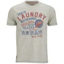Tokyo Laundry Men's Toyo Rally T-Shirt - Oat Grey Marl - S - Oat Grey Marl Afbeelding 1