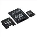Kingston 4GB Micro SDHC Card with 2 Adapters Afbeelding 1
