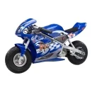 Razor Pocket Rocket Mini Electric Motorcycle - Blue Afbeelding 1
