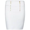 Chickster Women's Melissa Skirt - White - 8 - Wit Afbeelding 1