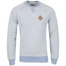 Urban Stone Men's Crank Crewneck Space Dyed Sweatshirt - Sky - S - Sky Afbeelding 1