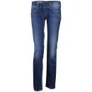 Pepe Women's Venus Stretch Straight Leg Jean - Ocean Blue - 25/32 - Ocean Blue Afbeelding 1
