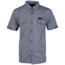D-Struct Men's Shirt - Navy - S - Navy blauw Afbeelding 1