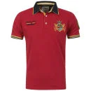 Brave Soul Men's Pulitzer Polo Shirt - Red - M - Rood Afbeelding 1