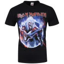 Iron Maiden Men's Guitar Flames T-Shirt - Black - S - Zwart Afbeelding 1