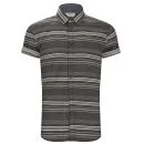 Jack & Jones Men's Duffle Shirt - Dark Grey - S - Dark Grey Afbeelding 1