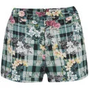 Glamorous Women's Scuba Coordinating Shorts - Green - UK 8 - Groen Afbeelding 1