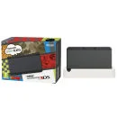 NEW 3DS Black Console - Inclusief Wit Oplaadstation Afbeelding 1