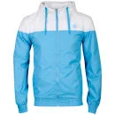 Carter Men's Fleece Lined Nylon Jacket - White/Electric Blue - S - White/Electric Blue Body Afbeelding 1