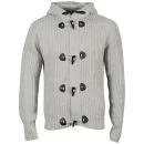 Brave Soul Men's Surin Cardigan - Natural - S - Natural Afbeelding 1