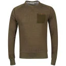Boxfresh Men's Halle Sweatshirt - Fir Green Marl - S - Fir Green Marl Afbeelding 1