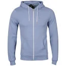 Soul Star Men's Berkley Zip Through Hoody - Sky Melange - XS Afbeelding 1