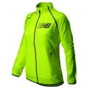 New Balance Women's NBX Hi Viz Beacon Jacket - Hi Vis Yellow - S - Hi Vis Yellow Afbeelding 1