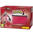 Nintendo 3DS XL Red and Black Console - Includes Pokémon Y Afbeelding 1